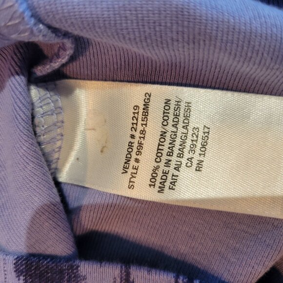 Northern reflections purple long sleeve top - Picture 3 of 7